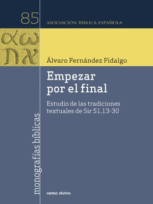 cover image of Empezar por el final